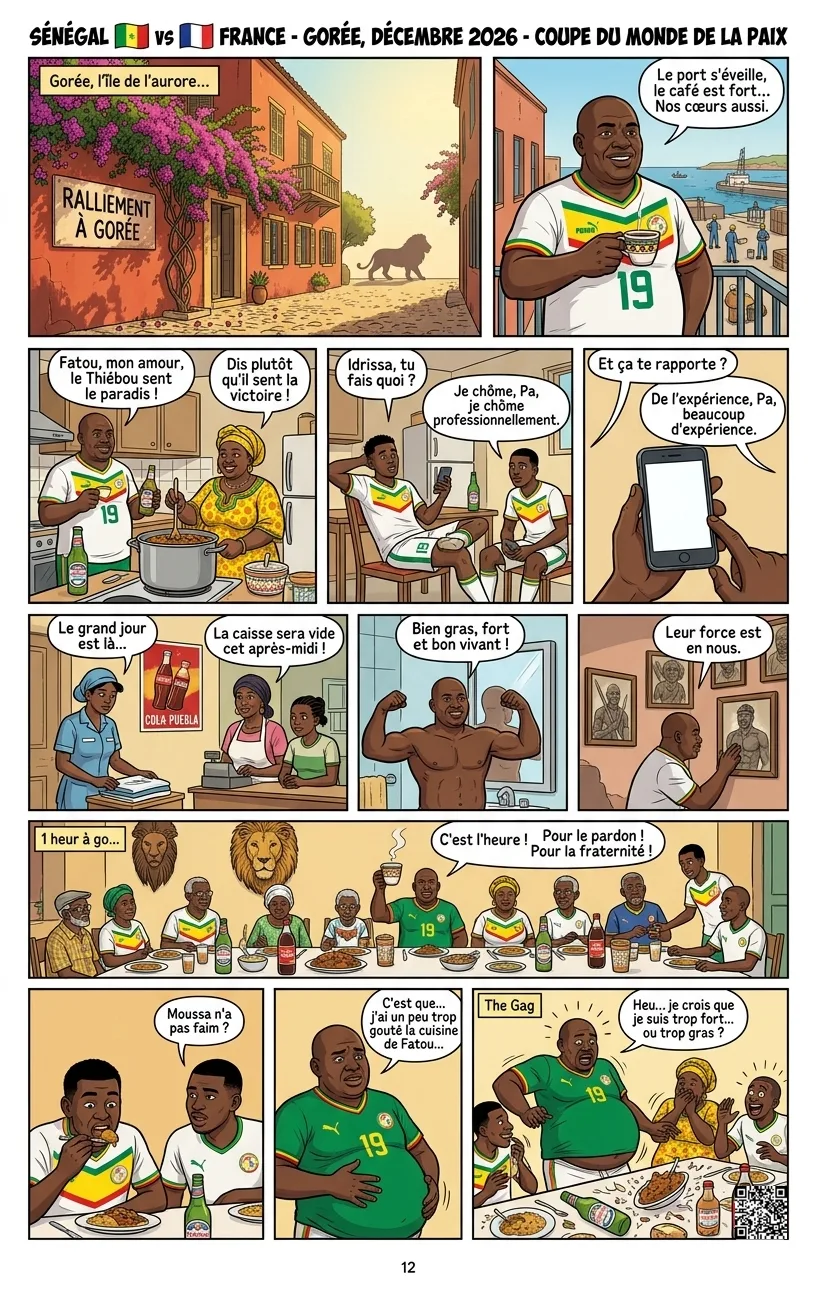 Planche 3, Gorée, île de l'aurore